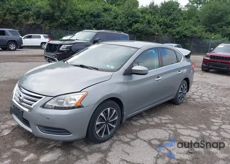 2014 Nissan Sentra Sv z USA, uszkodzony, nr VIN 3N1AB7AP5EL609374